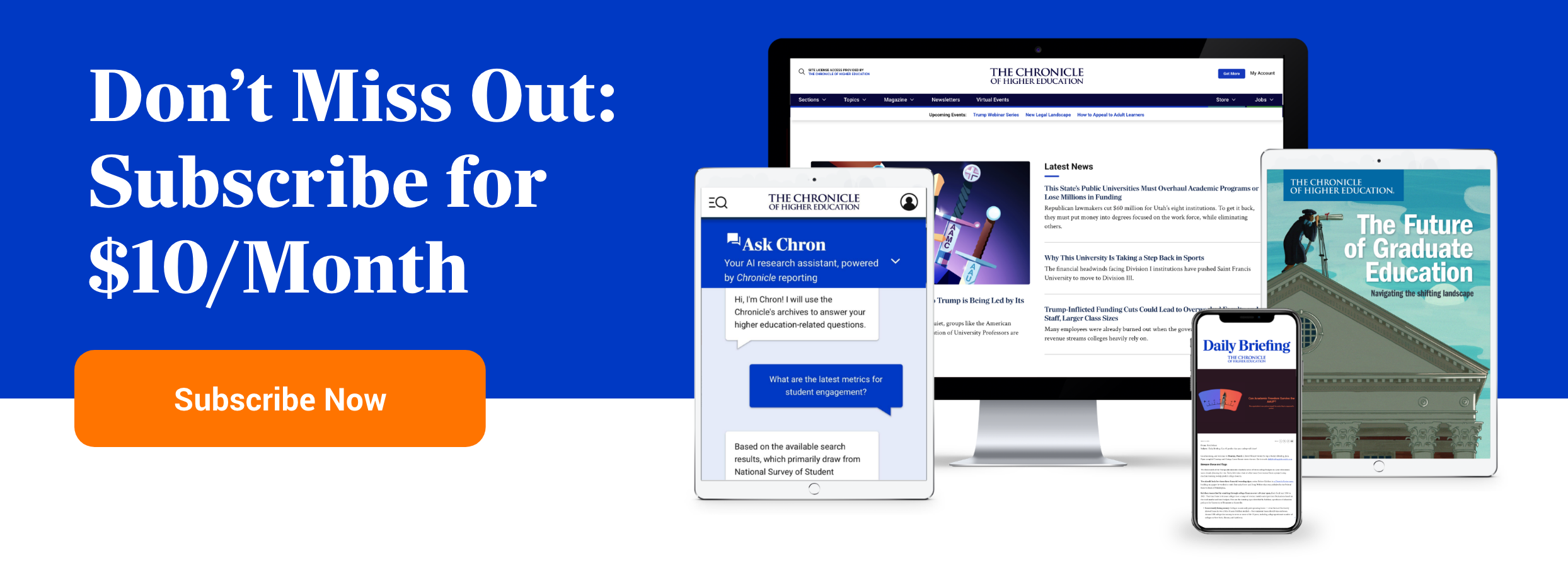 Don’t Miss Out: Subscribe for $10/Month